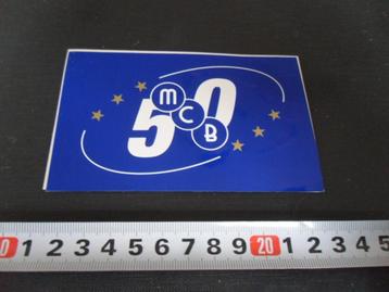 sticker EHV  Eindhoven Valkenswaard MCB 50 jaar  beschikbaar voor biedingen