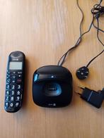 DORO PhoneEasy 110 zwart draadloze seniorentelefoon, Ophalen of Verzenden, Gebruikt, 1 handset