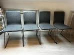 4x Ikea Lillånås grijze eetkamerstoelen, Huis en Inrichting, Ophalen, Gebruikt, Grijs, Vier