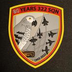 Royal Netherlands Air Force 322 Squadron 80 Jaar Patch, Ophalen of Verzenden, Luchtmacht, Nederland, Embleem of Badge