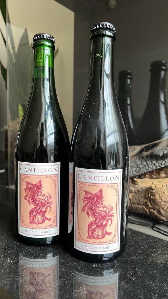 Cantillon Drogone Lambic, Ophalen, Zo goed als nieuw, Flesje(s), Overige merken