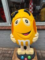 Grote M&M's Display Figuur - Geel reclame, Ophalen, Reclamebord, Gebruikt, .