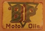 BP motor Oils bord metaal 30x20 cm, Nieuw, Ophalen of Verzenden