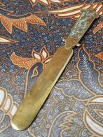 Mooie antieke Engelse briefopener van koper 18,8 cm. 1900., Antiek en Kunst, Antiek | Koper en Brons, Ophalen of Verzenden, Koper