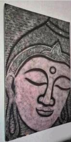 Groot boedha canvas, Ophalen