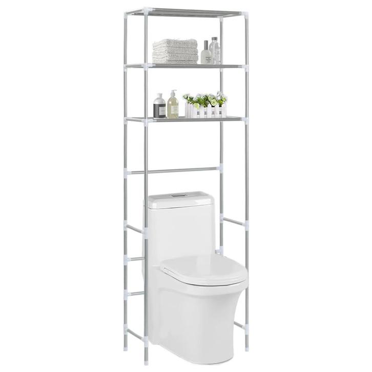 Opbergrek handdoekrek toilet wc zilver GRATIS BEZORGD!, Huis en Inrichting, Badkamer | Badtextiel en Accessoires, Nieuw, Handdoekenrek
