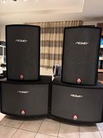 twee Peavey 3XT tops en twee Peavey 215XT subs, Subwoofer, Zo goed als nieuw, 120 watt of meer, Ophalen