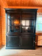 Apothekers kast zwart, Huis en Inrichting, Kasten | Buffetkasten, Ophalen, 200 cm of meer, 150 tot 200 cm, Zo goed als nieuw
