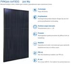 zonnepaneel zonnepanelen ITHO Daalderop PVM300-60-FBDG 300Wp, Ophalen, Zo goed als nieuw