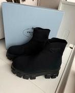 Prada monolith knit booties/laarzen, Ophalen of Verzenden, Zo goed als nieuw, Zwart, Sneakers of Gympen