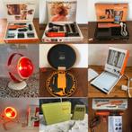 Veel seventies oranje föhn ladyshave krultang gezichtbruiner, Sieraden, Tassen en Uiterlijk, Uiterlijk | Haarverzorging, Ophalen of Verzenden