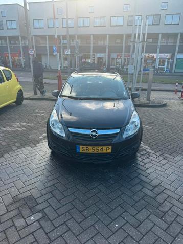 Opel Corsa 1.4 16V 5D 2008 Zwart beschikbaar voor biedingen