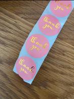 Thank you stickers, Ophalen of Verzenden, Nieuw, Overige typen