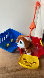 Hond met reismand, Ophalen of Verzenden, Zo goed als nieuw, Jongen of Meisje