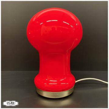 Vintage Opaal glas tafellamp van Ivan Jakes voor OPP Jihlava beschikbaar voor biedingen