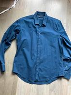 Mooi overhemd WE maat Xl Stretch bijna gratis, Kleding | Heren, Overhemden, Ophalen of Verzenden, Zo goed als nieuw, Blauw, Halswijdte 43/44 (XL)