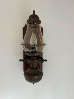 Vintage wandlamp, Ophalen, Gebruikt, Glas