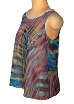 Kocca doorschijnende top, multicolor/paars, Mt. S, Overige kleuren, Verzenden, Kocca, Zo goed als nieuw