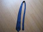 t.k. originele blauw zijden HSL-stropdas. Collector's item, Ophalen of Verzenden, Zo goed als nieuw, Blauw, Met patroon