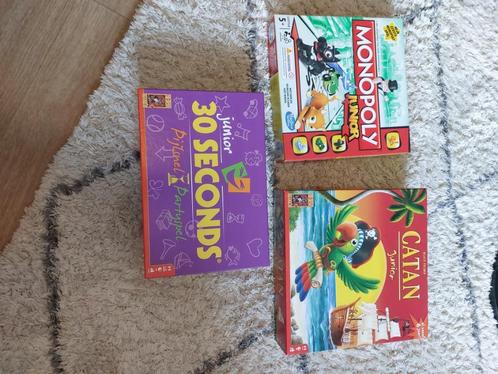 Catan Junior, Monopoly Junior, 30 Seconds Junior, Hobby en Vrije tijd, Gezelschapsspellen | Bordspellen, Zo goed als nieuw, Ophalen