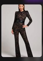 Kanten  zwarte jumpsuite maat M, Kleding | Dames, Jumpsuits, Ophalen of Verzenden, Nieuw, Maat 38/40 (M), Zwart