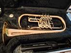 Josef Lidl Flugelhorn 742 flugelhoorn, Muziek en Instrumenten, Ophalen of Verzenden, Zo goed als nieuw, Met koffer of draagtas