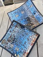 Kleurrijke mozaïekschalen set. ca. 30x30 + 25x25 cm, Ophalen