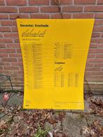 NS bord Deventer Enschede., Ophalen of Verzenden