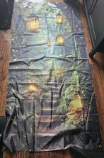 Vlag, doek, deurbanner van trap lantaarns in bos, sprookjesa, Ophalen of Verzenden, Zo goed als nieuw