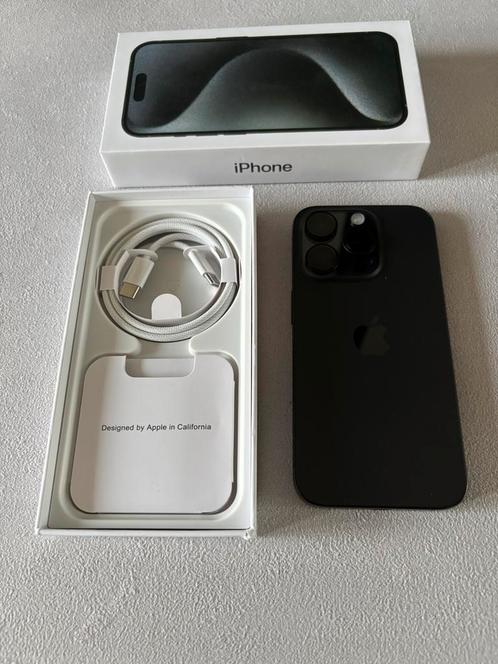 iPhone 15 Pro - 128GB - batterij 100%, Telecommunicatie, Mobiele telefoons | Apple iPhone, Zo goed als nieuw, 128 GB, Zonder abonnement