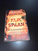 Klikspaan - M.J. Arlidge - Thriller, Ophalen of Verzenden, Zo goed als nieuw, Nederland
