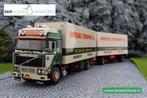 WSI Breewel Volvo F12 met Schamel aanhanger koelcombi, Wsi, Info@seipholland.nl, Nieuw, Ophalen of Verzenden