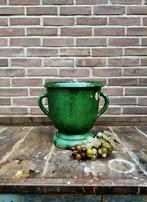 Antieke Castelnaudary pot vaas Frans aardewerk tuinvaas., Ophalen