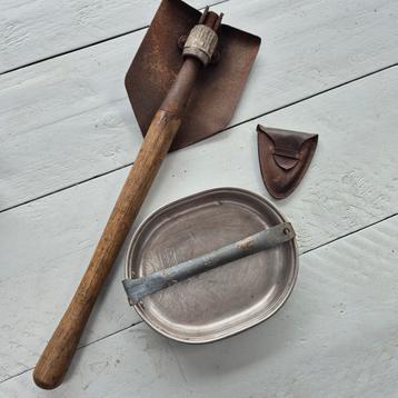 ORIGINEEL US WO2 LOT: KLAPSCHEP, EETKETEL EN ETUI beschikbaar voor biedingen