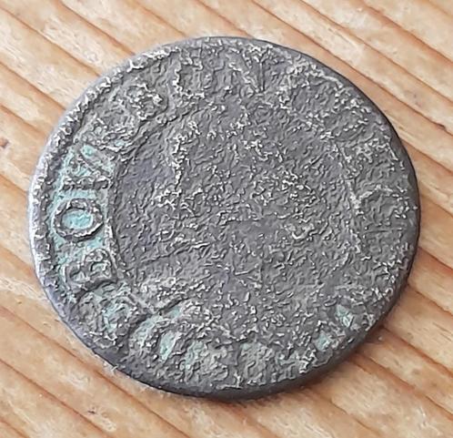 Frankrijk Prinsdom Chateau Regnault double tournois, Postzegels en Munten, Munten | Europa | Niet-Euromunten, Losse munt, Frankrijk