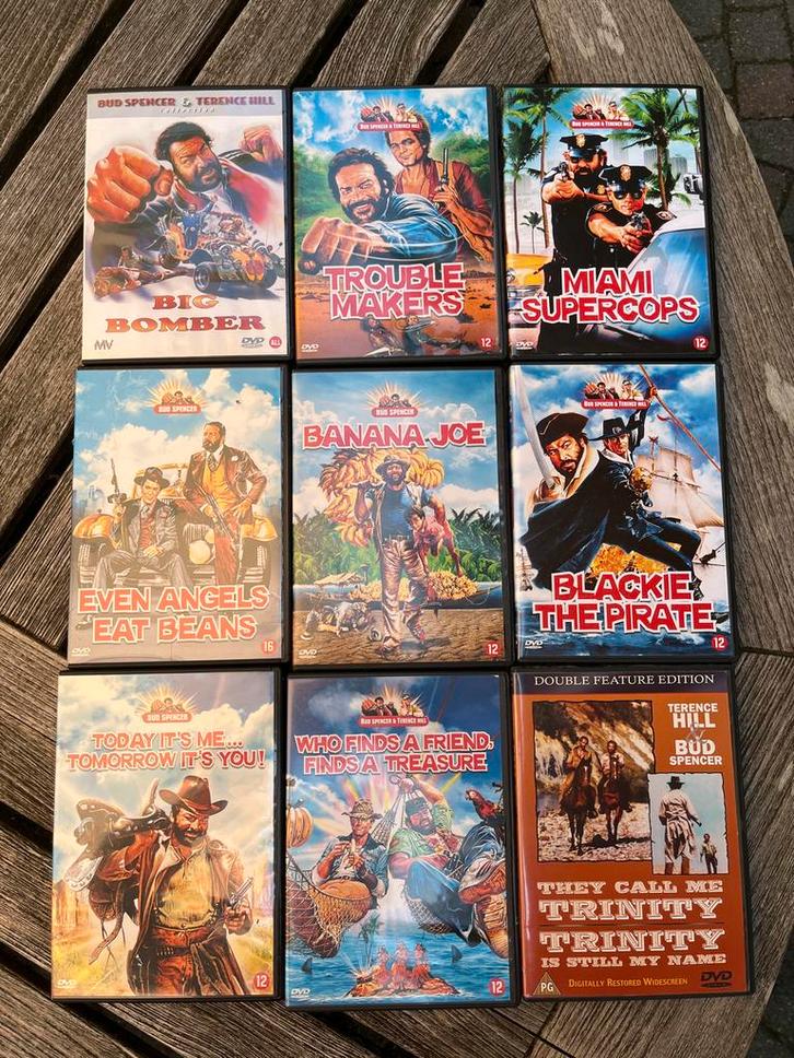 Bud Spencer & Terence Hill DVD Collectie, Cd's en Dvd's, Dvd's | Actie, Gebruikt, Actiekomedie, Vanaf 12 jaar, Ophalen of Verzenden