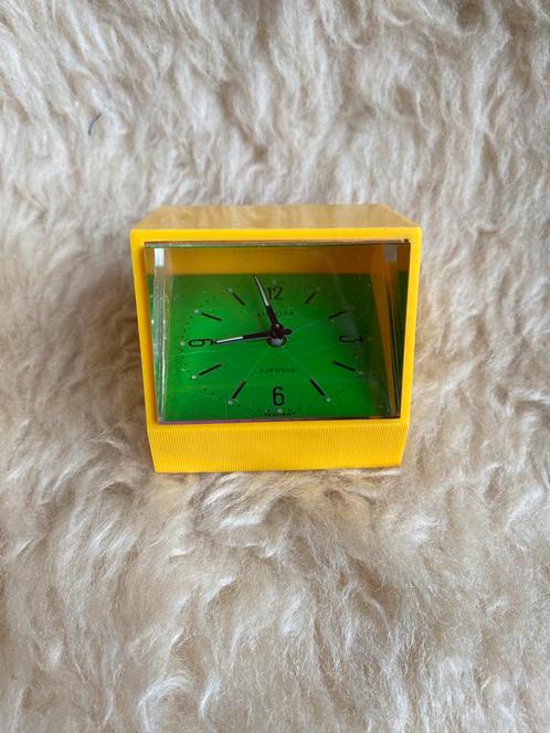 Vintage zeldzame wekker Made in Germany, Witgoed en Apparatuur, Wekkers, Zo goed als nieuw, Analoog, Ophalen of Verzenden