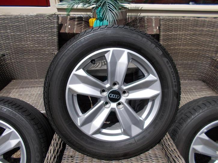 AUDI A1 VELGEN MET ZOMERBANDEN VW POLO - SEAT IBIZA - SKODA, Auto-onderdelen, Banden en Velgen, Banden en Velgen, Zomerbanden