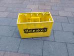 Heineken oude bierkrat oud geel halve liters, Ophalen of Verzenden, Gebruikt, Heineken