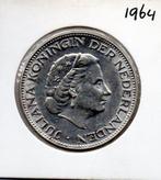 2½ Gulden - Juliana 1964, Koningin Juliana, Zilver, Ophalen of Verzenden, Losse munt