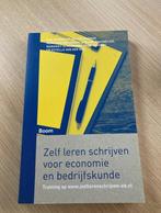 Zelf leren schrijven voor economie en bedrijfskunde, Ophalen of Verzenden, Zo goed als nieuw, HBO, Boom