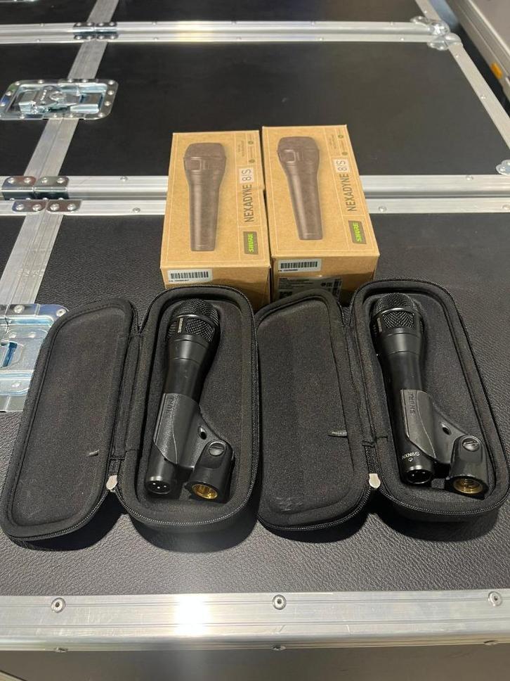 2x shure Nexadyne 8/S Vocal mics prijs per stuk, Muziek en Instrumenten, Microfoons, Zo goed als nieuw, Zangmicrofoon, Ophalen of Verzenden