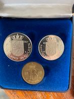 Rijks munten ter herinnering van de troonsafstand, Postzegels en Munten, Ophalen of Verzenden, Koningin Juliana