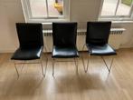 Lederen stoelen Leolux design, Ophalen, Gebruikt