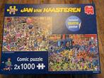 Dubbele Jan van Haasteren puzzel 2x 1000 stuks, Ophalen of Verzenden, Meer dan 1500 stukjes, Zo goed als nieuw, Legpuzzel