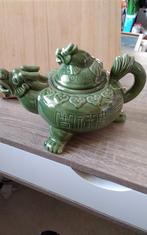 Chinese  theepot Groene draak, Antiek en Kunst, Ophalen of Verzenden