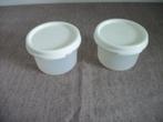 Tupperware Voorraadbakjes ( wit, 200 ml ), Huis en Inrichting, Keuken | Tupperware, Ophalen of Verzenden, Gebruikt, Wit
