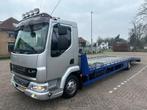 DAF LF 45 160 TIJHOF AUTOAMBULANCE AUTOTRANSPORTER C1 RIJBEW, Auto's, Vrachtwagens, Origineel Nederlands, Te koop, Zilver of Grijs