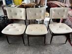 Vintage eetkamer stoel 3 stuks, Huis en Inrichting, Stoelen, Ophalen of Verzenden, Zo goed als nieuw, Drie