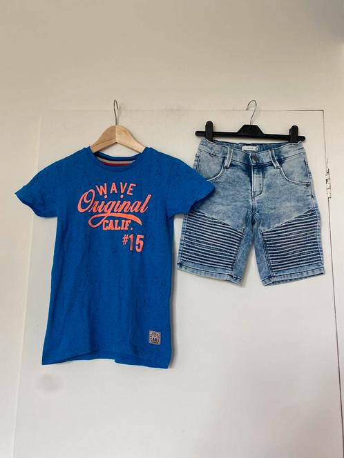 Name it jeans en cars shirt maat 128 zgan, Kinderen en Baby's, Kinderkleding | Maat 128, Zo goed als nieuw, Jongen, Shirt of Longsleeve